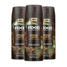 AXE Spiced Latte Premium Body Spray, Cardamom+Patchouli, 72HR, PACK OF 3