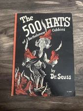 Vintage Copy Of The 500 Hats of Bartholomew Cubbins by Dr. Seuss 1938 Copyright