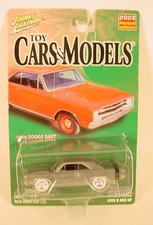Johnny Lightning Toy Cars Models 1969 Dodge Dart White Lightning Moc
