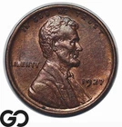 1927 Lincoln Cent Wheat Penny, Red Brown, Choice Unc+ RB
