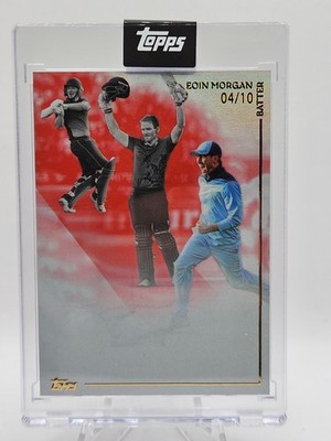 2025 Topps Cricket Legends of the Game Eoin Morgan 04/10 SSP