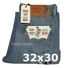 Levi’s Disney Toy Story Men’s Loose Fit Jeans 32 x 30 Rex Patch