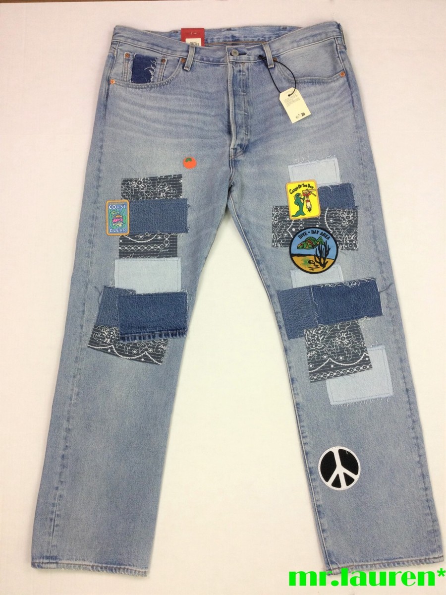 Levi's Levis 501 Limited Edition Distressed Fish Bandana Levi's Levis 501 Limited Edition Distressed Fish Bandana