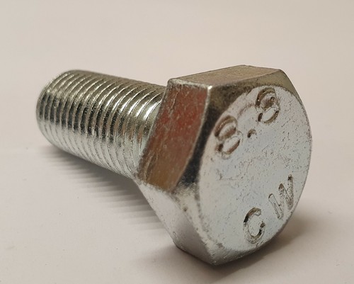 FULLY THREADED SET SCREWS BOLTS GRADE 8.8 HEX HEAD M6 M8 M10 M12 M16 M20 BZP DIN - Picture 3 of 5