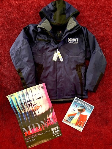 Madonna Nuovo con Etichette North END Super Bowl Halftime Cappotto Invernale Programma Mdna Tour prezzo ebay