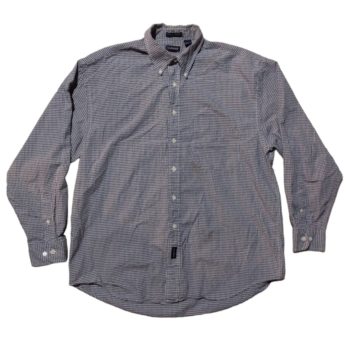 everyone button-down oxford shirt STRIPE ストライプ L - トップス