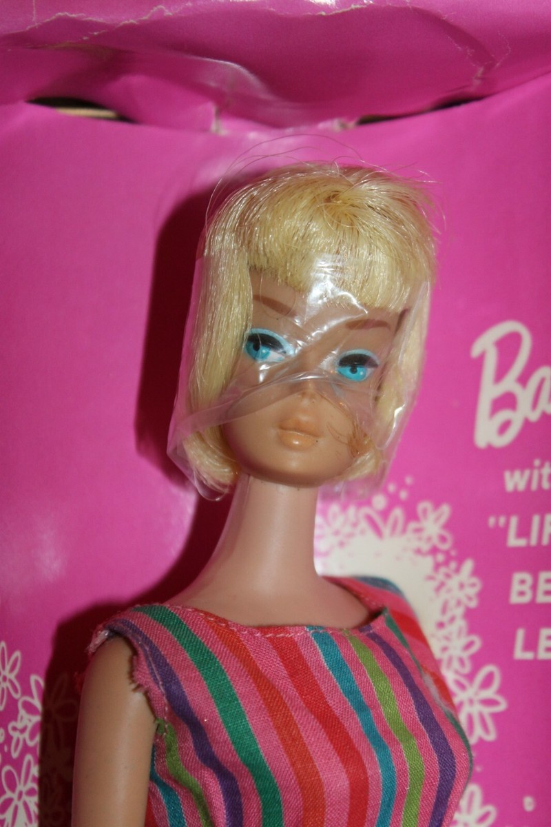 Vintage American Girl Barbie in Box with Stand and Booklet