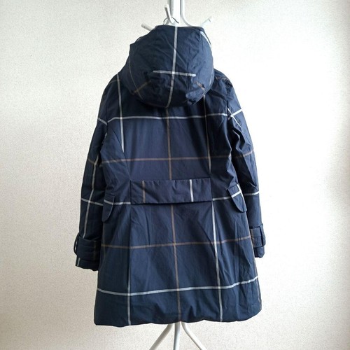 Rare Vivienne Westwood Red Label Check Down Coat Women with Button Used Size S - 第 2/10 張圖片