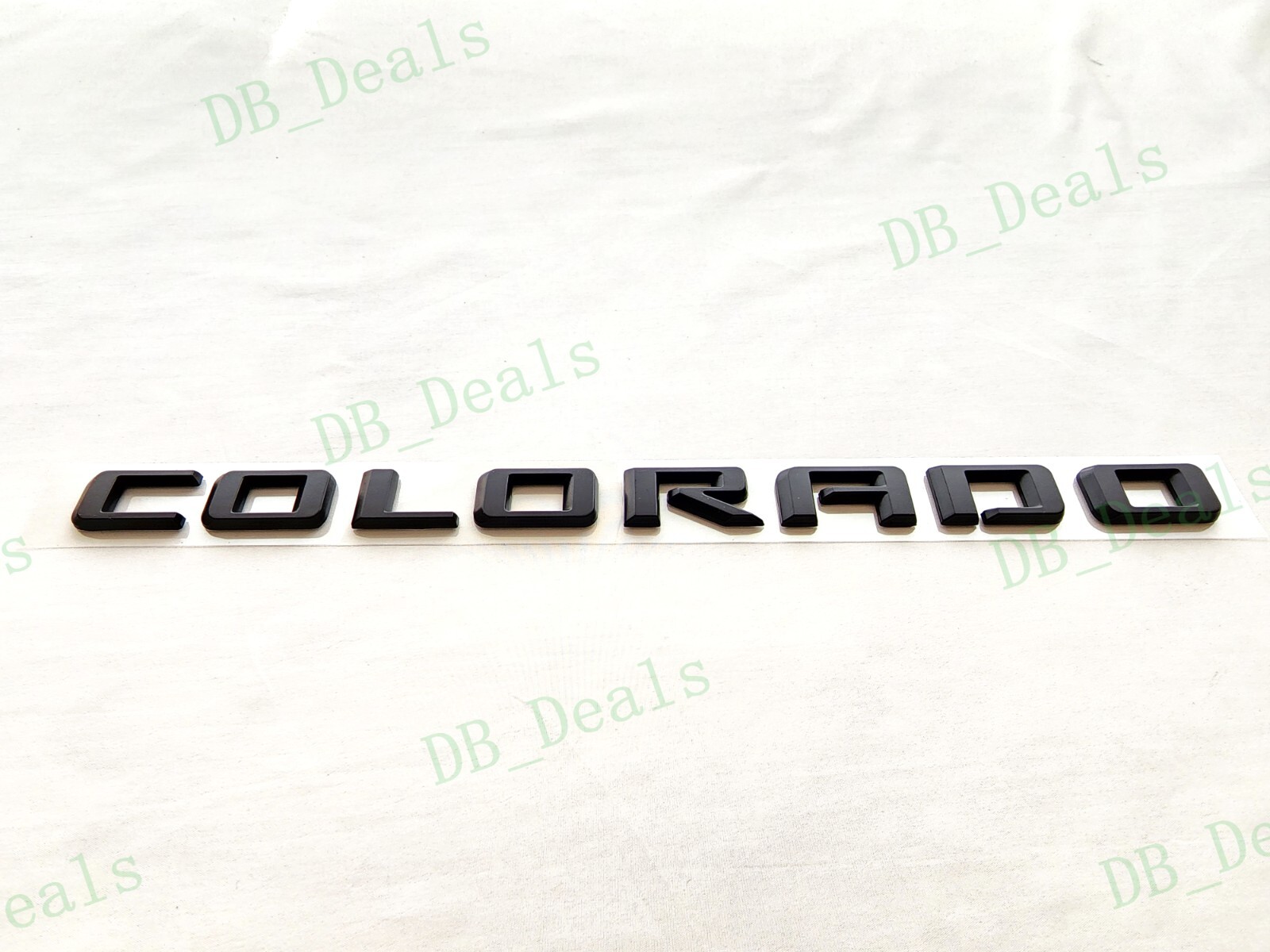 Colorado Lettering 3PCS Matte Black Door Rear Colorado Emblems Letters Badges Fit 2023 ...