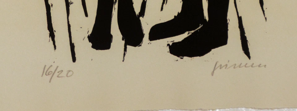 Willem Grimm / Holzschnitt / Rumpelpötte / handsigniert/ nur 20 Exemplare/ 2 - Bild 2 von 2