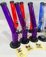 LOT OF 12 PCS 1.5x12"GRIP ACRYLIC HOOKAH WATER PIPES PULL STEM ,POKER US MADE