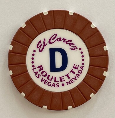 El Cortez Hotel Casino Roulette D Chip Las Vegas Nevada