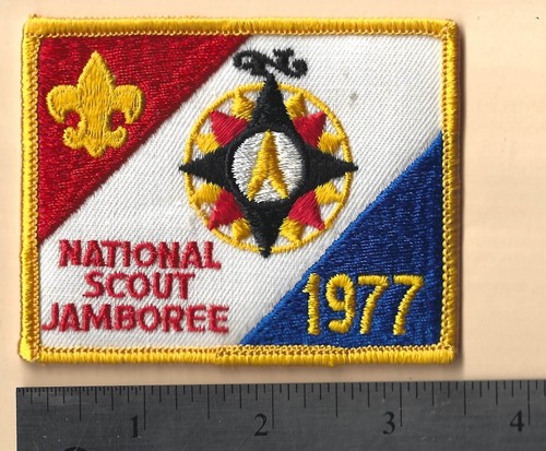 1977 National Scout Jamboree pocket patch lot of 3 each x 3 different varieties - Picture 2 of 2