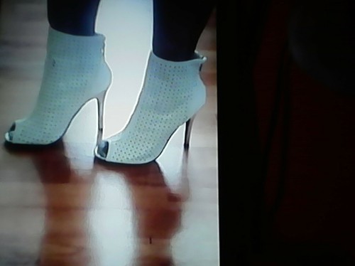 Womens White Peep Toe Booties | eBay