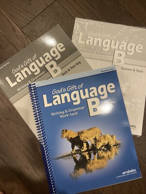 Abeka God's Gift of Language B 3rd Edition Workbook Grade 5 New Work-Text EC