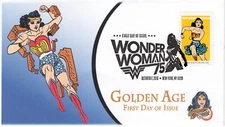 AO- 5152-4, 2016, Wonder Woman,  Add-on Cover, First Day Cover, Pictorial Postma