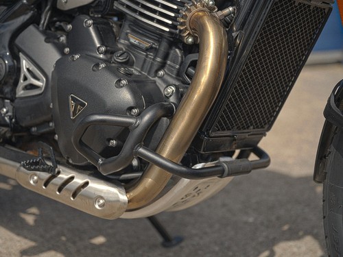 Barres de moteur inférieures d'origine adaptées à TRIUMPH Speed 400/Scrambler... - Picture 7 of 10