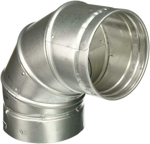 SELKIRK Type B Gas Vent 105230 Adjustable 90DEG Elbow, 5Inch. for sale