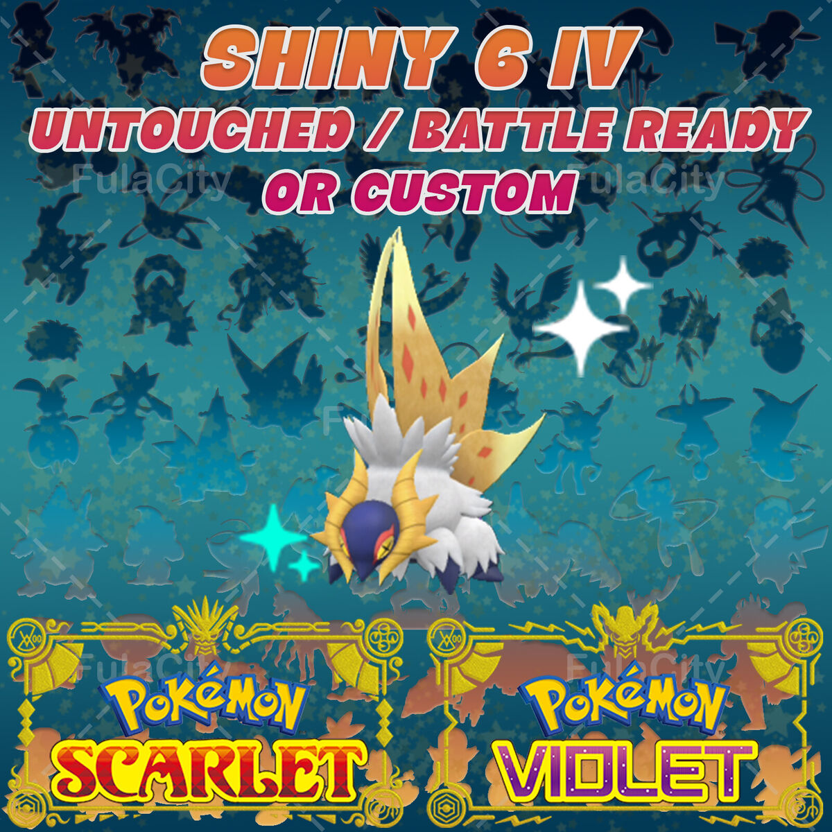 SLITHER WING SHINY 6IV + Any Item | Ready for competitive battle! | Pokemon  Scarlet & Violet | Fast Delivery