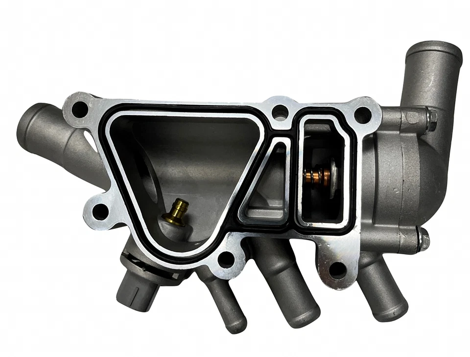 Engine Coolant Thermostat Water + Sensor + Gasket Alum Ford Fiesta 1.6 2001-2011 - Image 4 of 4