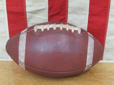 Vintage Franklin Official Leather Football w/Laces Joe Namath