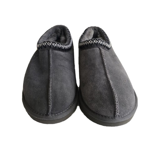 UGG MEN TASMAN DARK GREY GRAY SHEARLING LINED SHOE US 13 / EU 46 / UK 12 - Picture 3 of 5