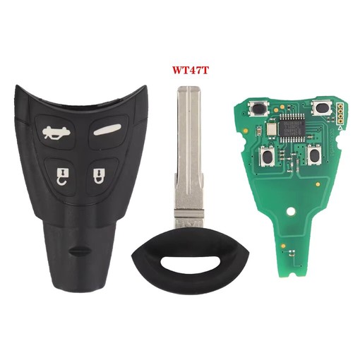 1 x ID46 Chip Car Remote Key FCC ID LTQSAAM433TX For Saab 9-3 9-5 2003-2010 - Picture 7 of 7