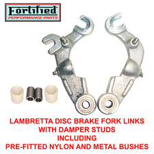 Lambretta SX 200   FORK LINKS, Inboard Disc Brake Type inc BUSHES