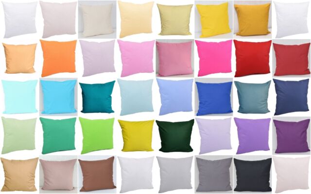Pillowcase pillowcase 100% cotton 38 colors 40x40 50x50 -