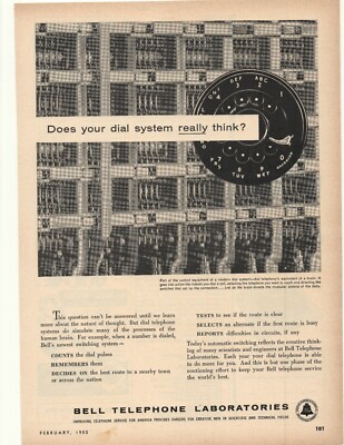 1955 Bell Telephone Laboratories Advertisement
