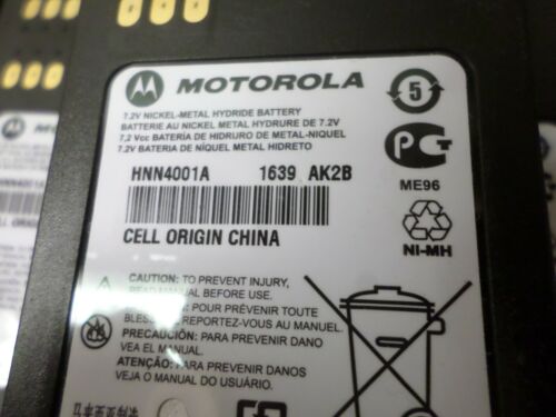 Lot of 28 Low Charge Capacity Motorola HNN4001A Batteries USED PARTS OR REPAIR - Picture 2 of 6