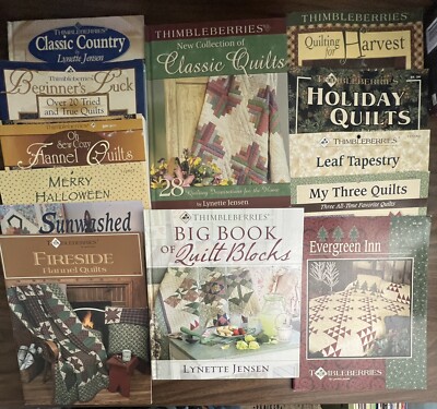 Thimbleberries Quilt Pattern Books Leaflets Lot of 13 Lynette Jensen Quilting