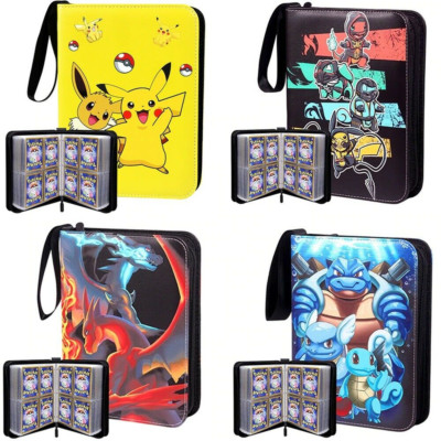 Album Book Game Card Collectors Portfolio 400 Card Spots Leather Cards Binder