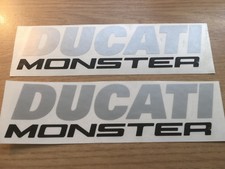 Ducati Monster 821 1200 1200S Petrol tank decal sticker set. Quality non oem