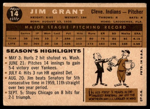 1960 Topps Baseball Pick From Scans Various Grades .10¢ shipping after 1st one! - Picture 15 of 263