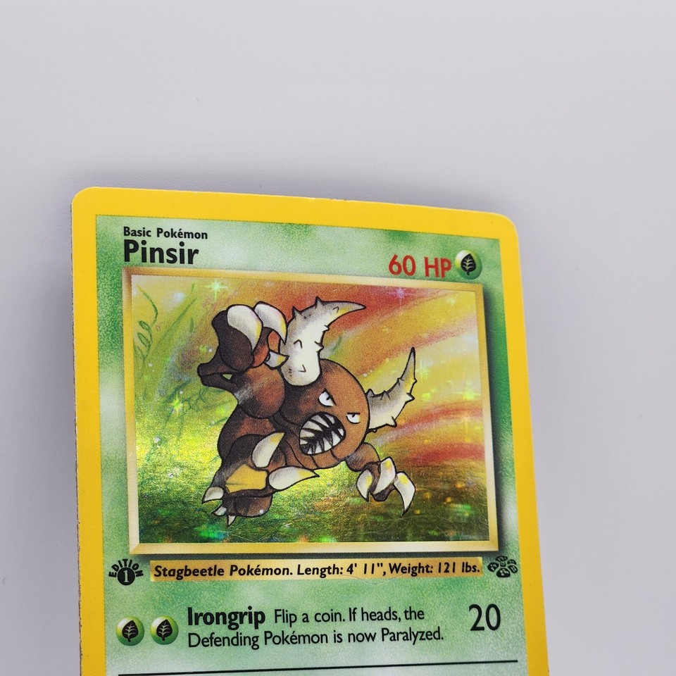 Pinsir 🍃 1st Edition 11/64 Jungle Set Holo Rare 1999 Vintage Pokemon
