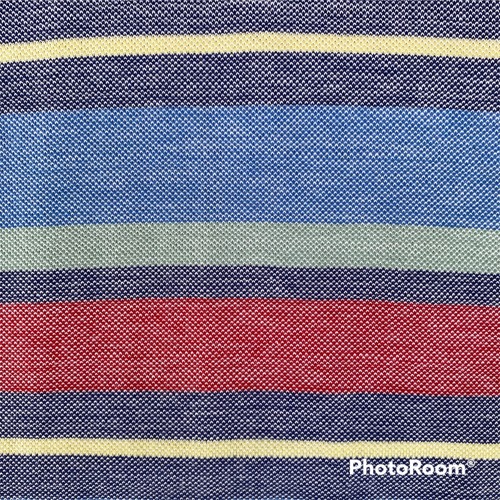 Polo de golf para hombre grande a rayas tejido algodón Grandpacore vintage - Imagen 6 de 9