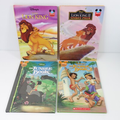 Disney's Wonderful World of Reading Disney Lion King Jungle Book Lot of 4