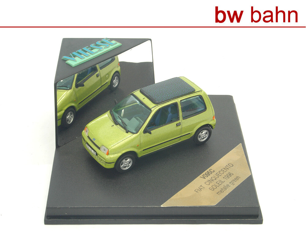 Vitesse 1:43 V095C Fiat Cinquecento Soleil 1996, grün