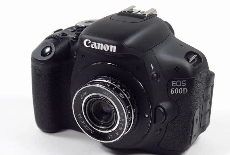 Lente macro INDUSTAR 69 28 mm f/2,8 vintage LEICA M Mount m39 Pancake Canon Sony Foto 2 de 4