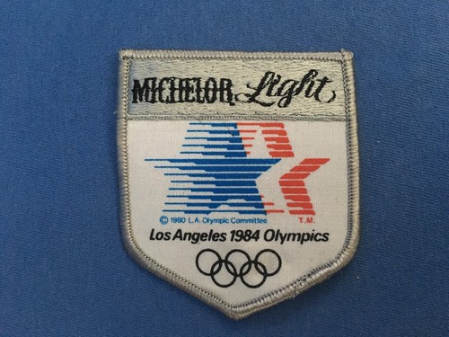 1984 Los Angeles Olympic Games MICHELOB LIGHT Beer Patch Bud Olympics Team USA - Picture 2 of 4