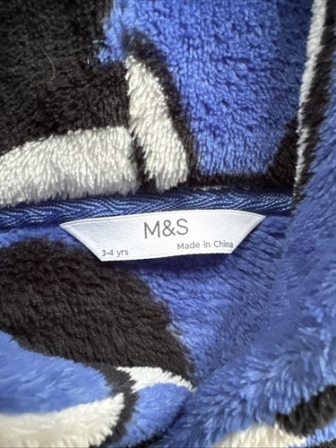 Mickey Mouse Marks And Spencer Hooded Fleece Age 3/4 Years - Picture 5 of 8