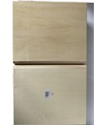Diy Arts & Crafts Square 11" x 9" Wooden Hinged Box Ready For Painting Lot of 2