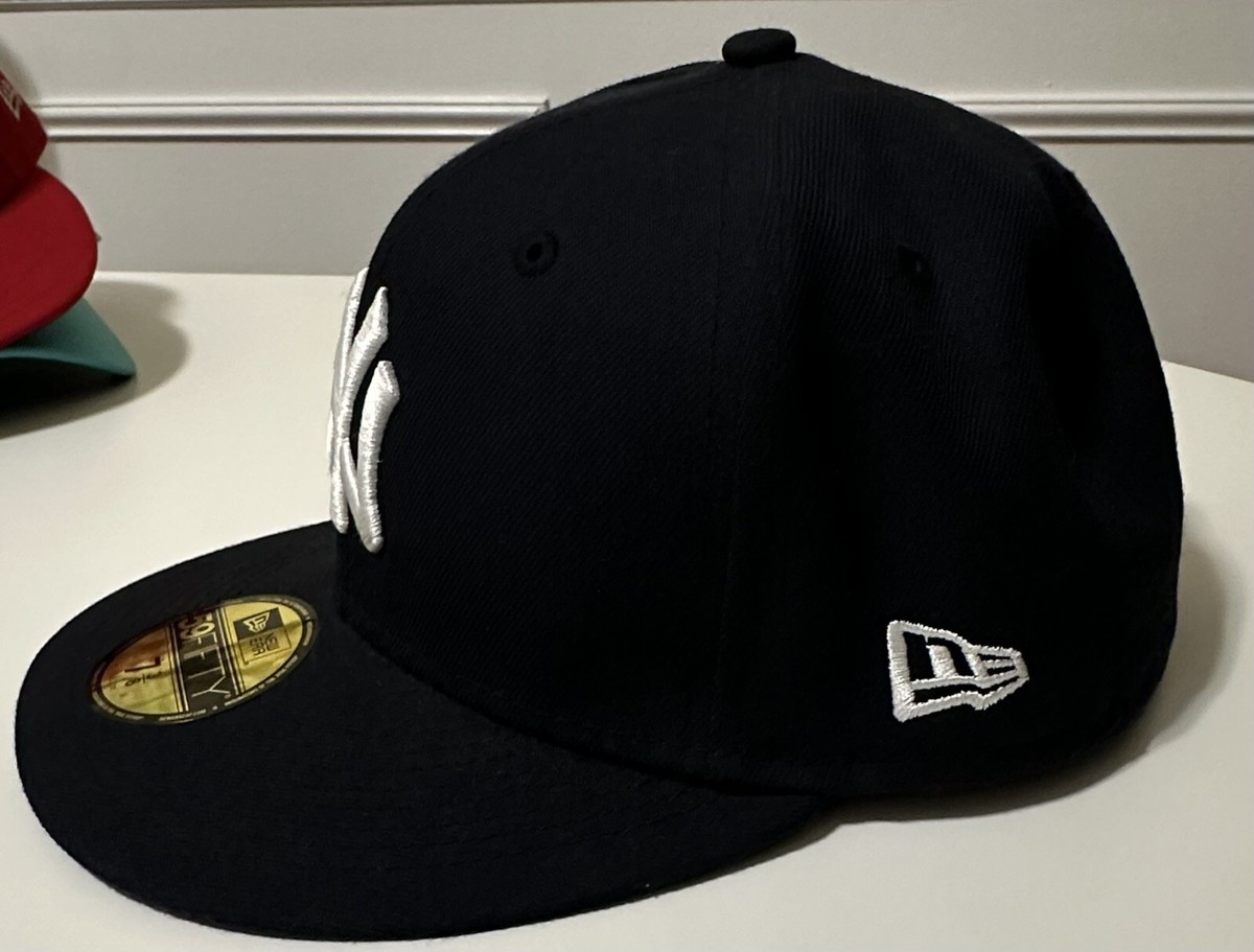 帽子 HOME GAME NEW ERA HAT NAVY 7 7/8 New Era 59Fifty New York NY Yankees Game Fitted Hat (Dark