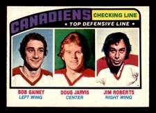 1976 OPC O-Pee-Chee Hockey #217 Checking Line EX/MT