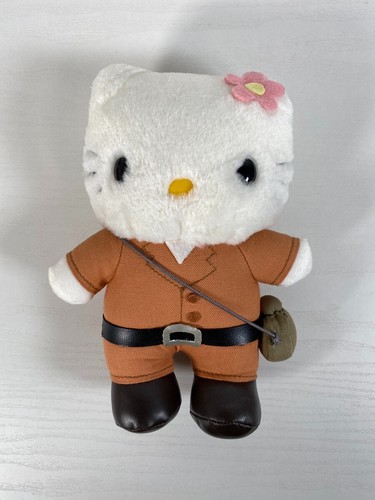 Sanrio Hello Kitty Detective Kitty 7.5 inch stuffed toy vintage from japan - Picture 2 of 9
