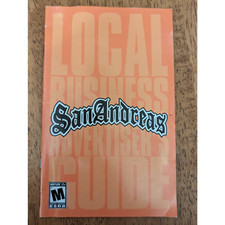 Manual Only Grand Theft Auto San Andreas