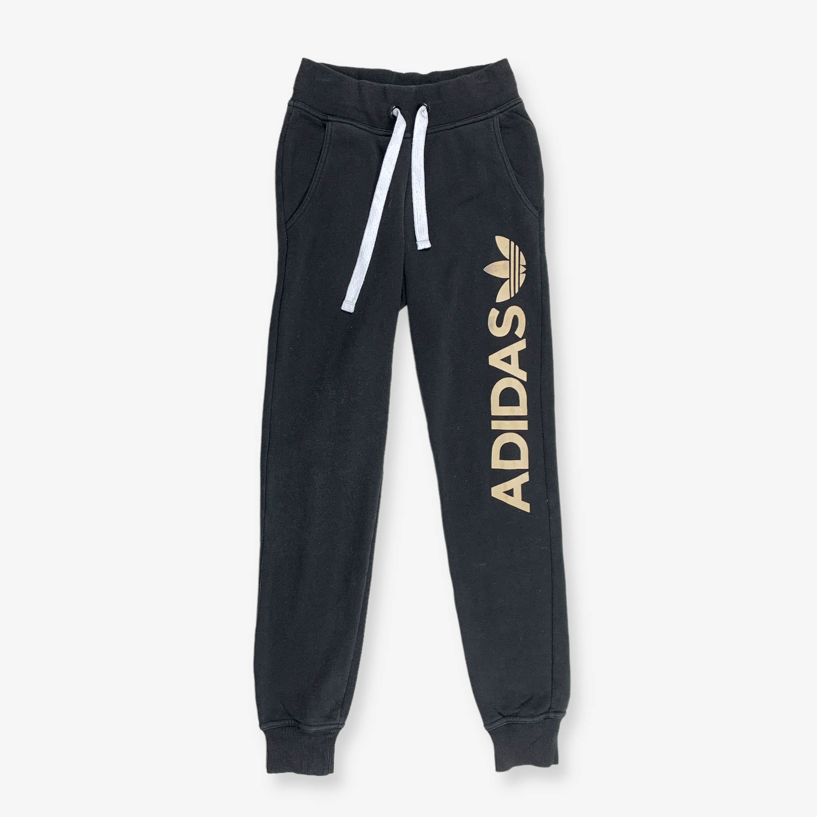 ALTRA Pantaloni da jogging vintage con logo ADIDAS neri (XS)