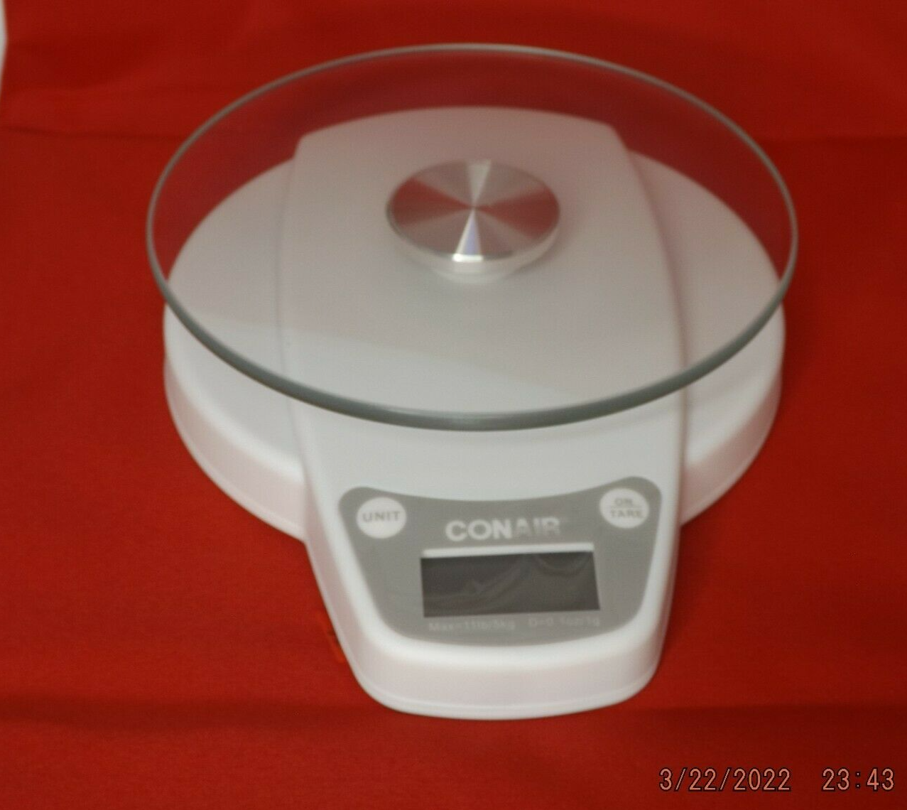 NEW Conair Professional Digital Food Scale CNF130 11Ib Capacity NIB