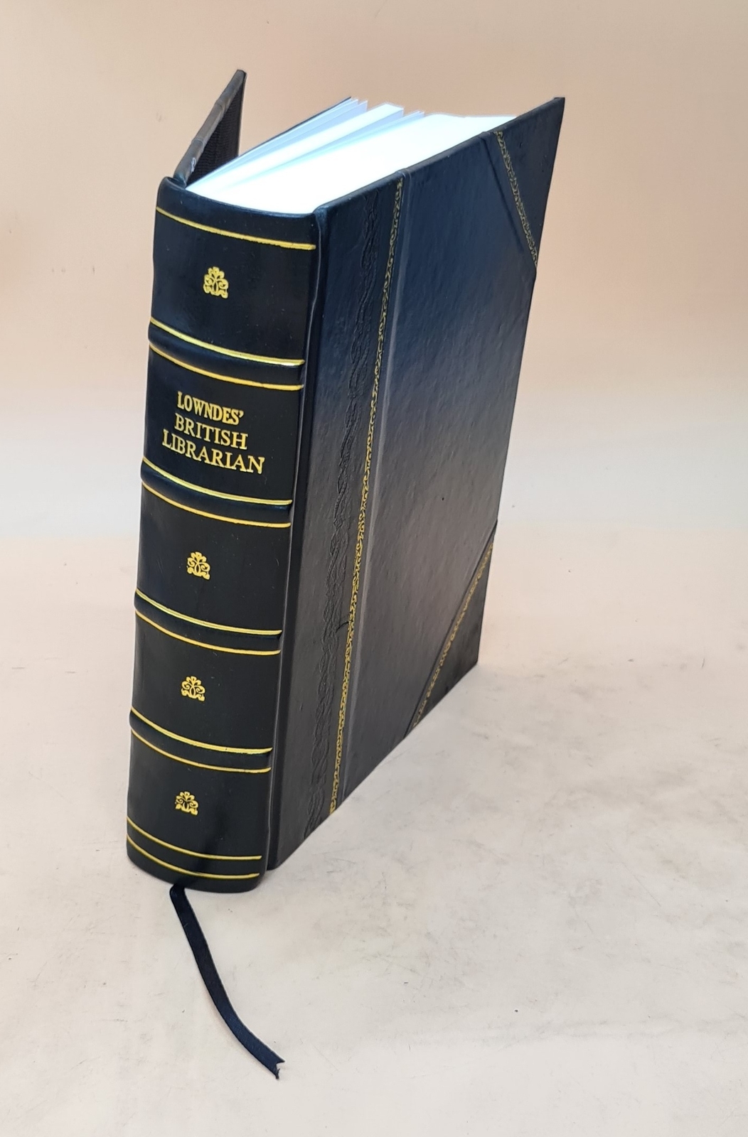 Vintage 1839 British Librarian Book-Collector's Guide Leather Bound Edition